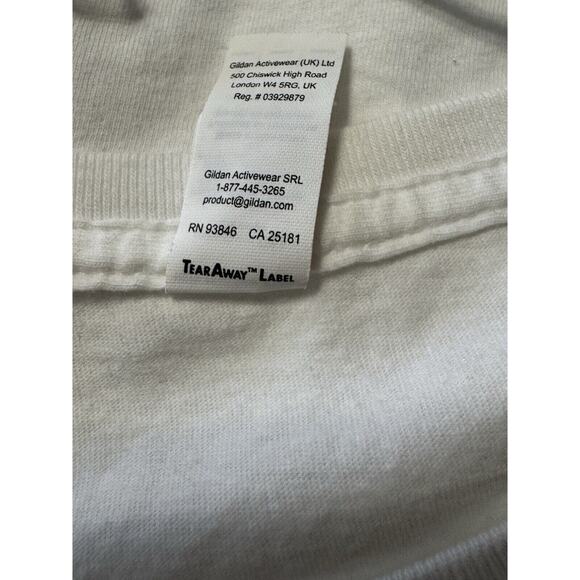 Anvil Graphic T-Shirt Black White Gold S P unique Eclectic 73-40 - Picture 9 of 10